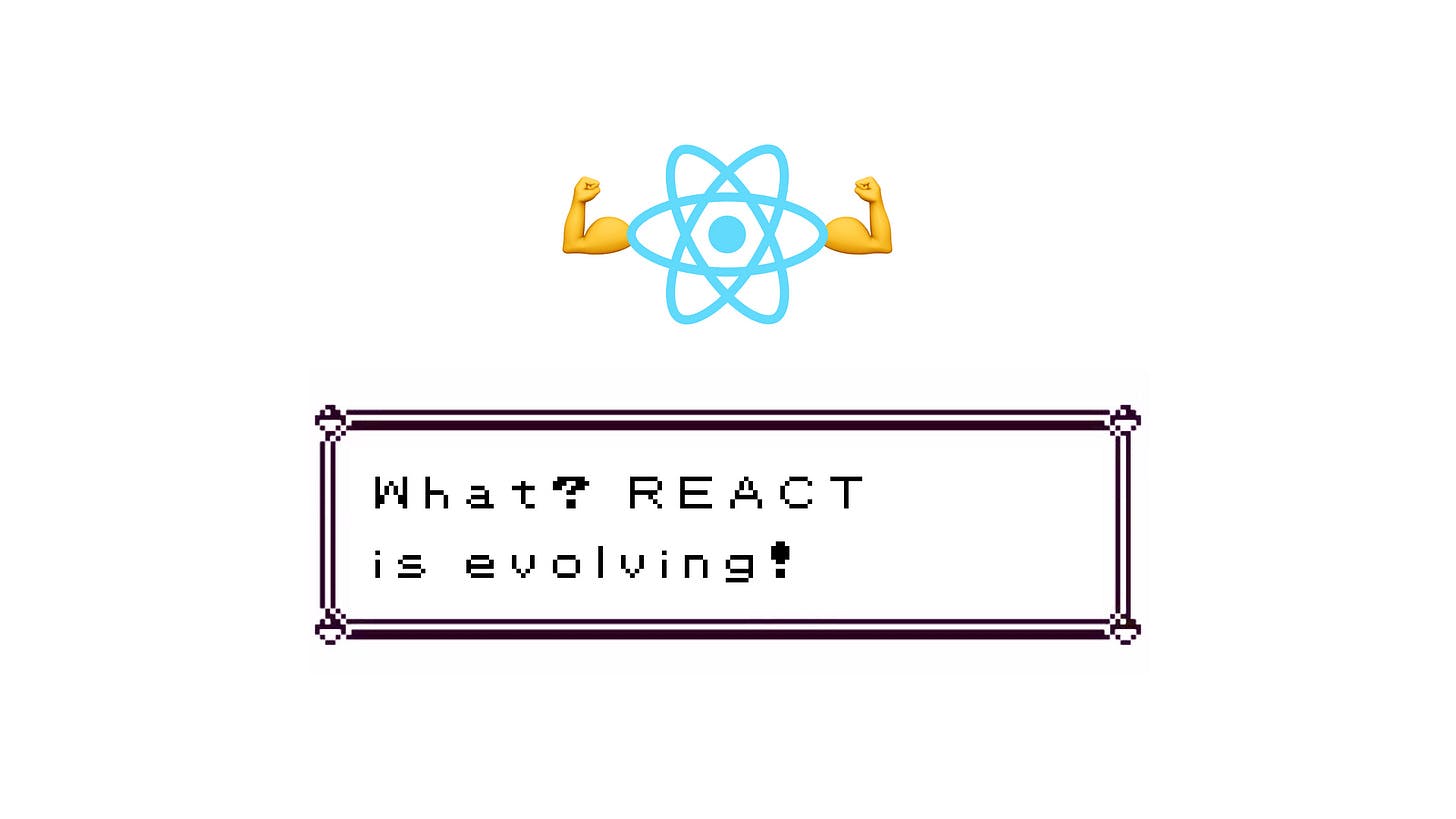 React has evolved from a library to also provide an architecture for frameworks.